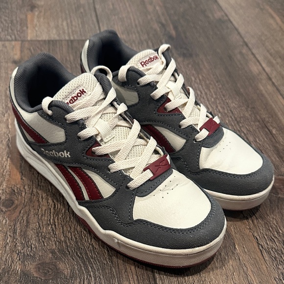 Reebok Other - Kid’s crimson and gray Reebok sneakers